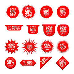 sale banner design in, sale word vector template