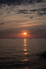 Obraz premium sunset over the sea