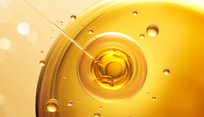 Cosmetic Essence oil Liquid drop background