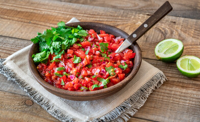 Bowl of salsa