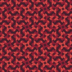 Rounded abstract seamless pattern - accent for any surfaces.
