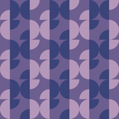 Rounded abstract seamless pattern - accent for any surfaces.