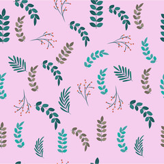 new year pattern pink background