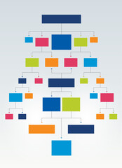 Fowchart, flow diagram, structural scheme, figure, infographic.