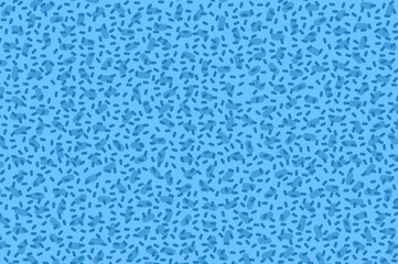 Trendy Blue Sprinkle Confetti Background. Seamless Repeating Bright Blue Abstract Shape Background Pattern. Fun colorful party wallpaper. Fashion, youth, pop-culture, Gen-Z theme tile.