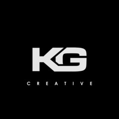 KG Letter Initial Logo Design Template Vector Illustration