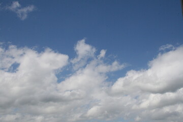 blue sky with clouds