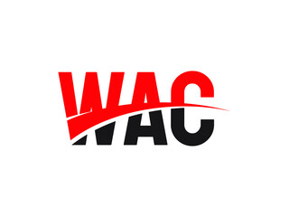 WAC Letter Initial Logo Design Vector Illustration