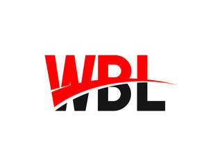 WBL Letter Initial Logo Design Vector Illustration