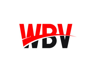 WBV Letter Initial Logo Design Vector Illustration