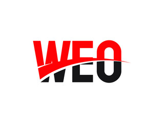 WEO Letter Initial Logo Design Vector Illustration