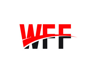Obraz premium WFF Letter Initial Logo Design Vector Illustration