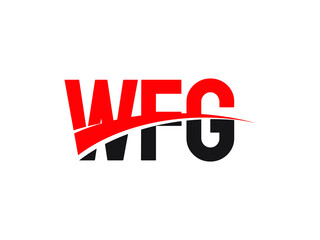WFG Letter Initial Logo Design Vector Illustration