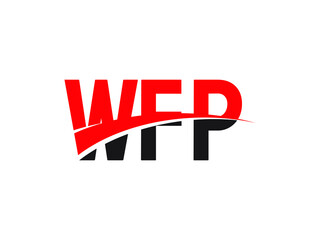 WFP Letter Initial Logo Design Vector Illustration