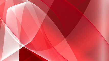 Hintergrund abstrakt 8K rot weiss Wellen Linien Kurven Verlauf
