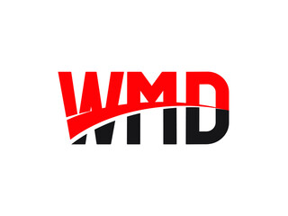 WMD Letter Initial Logo Design Vector Illustration