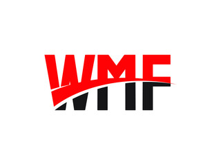 Obraz premium WMF Letter Initial Logo Design Vector Illustration