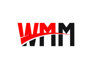 WMM Letter Initial Logo Design Vector Illustration