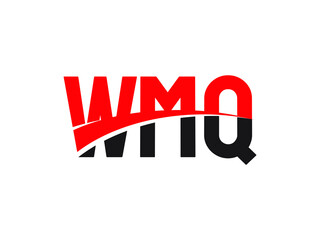 WMQ Letter Initial Logo Design Vector Illustration