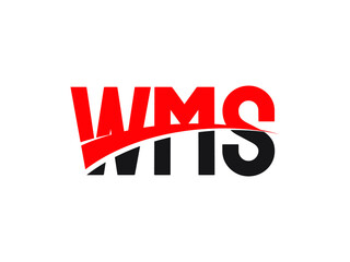 Fototapeta premium WMS Letter Initial Logo Design Vector Illustration
