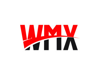 WMX Letter Initial Logo Design Vector Illustration