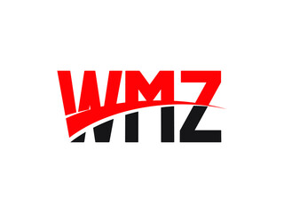 WMZ Letter Initial Logo Design Vector Illustration