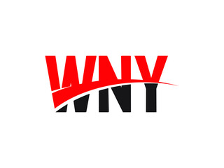 WNY Letter Initial Logo Design Vector Illustration