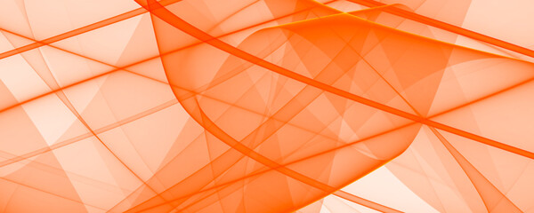 Weihnachten Hintergrund Abstrakt orange weiß Spiralen mit Linien und Wellen Banner