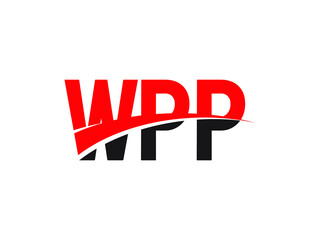 WPP Letter Initial Logo Design Vector Illustration