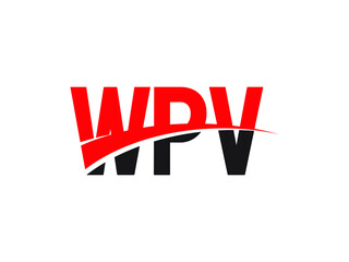WPV Letter Initial Logo Design Vector Illustration