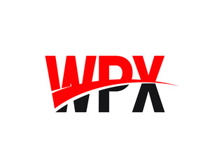 WPX Letter Initial Logo Design Vector Illustration