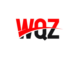 WQZ Letter Initial Logo Design Vector Illustration
