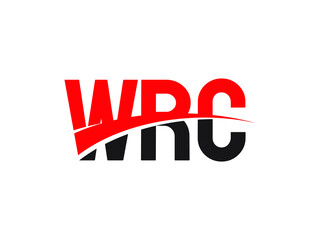 WRC Letter Initial Logo Design Vector Illustration