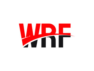 WRF Letter Initial Logo Design Vector Illustration