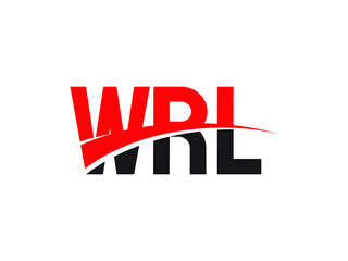 WRL Letter Initial Logo Design Vector Illustration