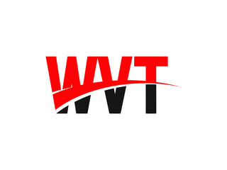 WVT Letter Initial Logo Design Vector Illustration