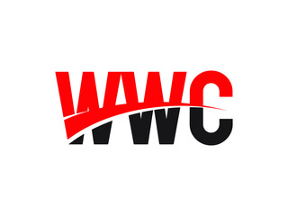 WWC Letter Initial Logo Design Vector Illustration