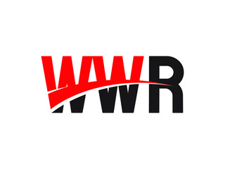 WWR Letter Initial Logo Design Vector Illustration