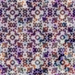 Seamless white on color interior wall tile style surface pattern design for print. High-quality illustration. Ornate overlay contemporary textile graphic design. Floor wall cover in Portuguese style.