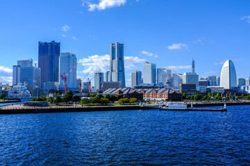 Obraz premium 大桟橋からの横浜