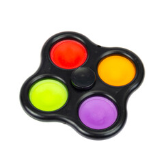 Square spinner simple dimple, pop it. Fashionable and modern anti stress toy for children and adults