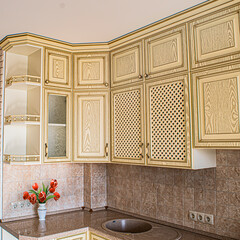 interior of a kitchen