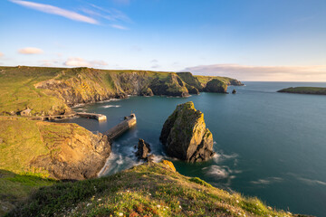 Mullion Cove in Cornwall. United Kingdom
