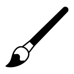 筆のアイコン　Paintbrush Vector Icon