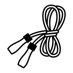 縄跳びのアイコン　Jump Rope Vector Icon