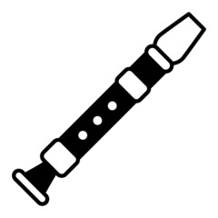 リコーダーのアイコン　Recorder Vector Icon