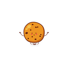 Cute funny food character. Vector hand drawn cartoon mascot character illustration icon. Isolated on white background. breakfast character concept