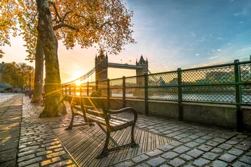Foto op Plexiglas Tower Bridge at sunrise in autumn. London. England © Pawel Pajor