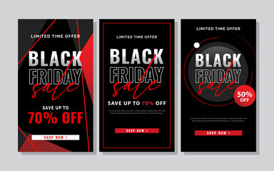 black friday sale social media post