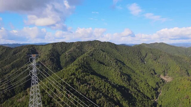 京都　空撮　4K　ドローン　天若湖　世木ダム
